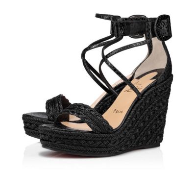 Alpargatas Bodrum Christian Louboutin Mujer - Negros - 1211009BK01